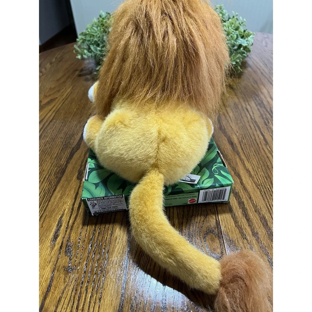 1993 DISNEY THE LION KING ROARING SIMBA STUFFED ANIMAL PLUSH TOY W‎ TAG WORKS